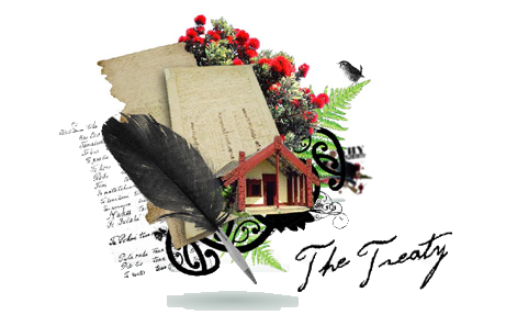 Treaty of Waitangi illustration from the Trust’s collection